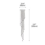 DIY Slender Cone Chandelier