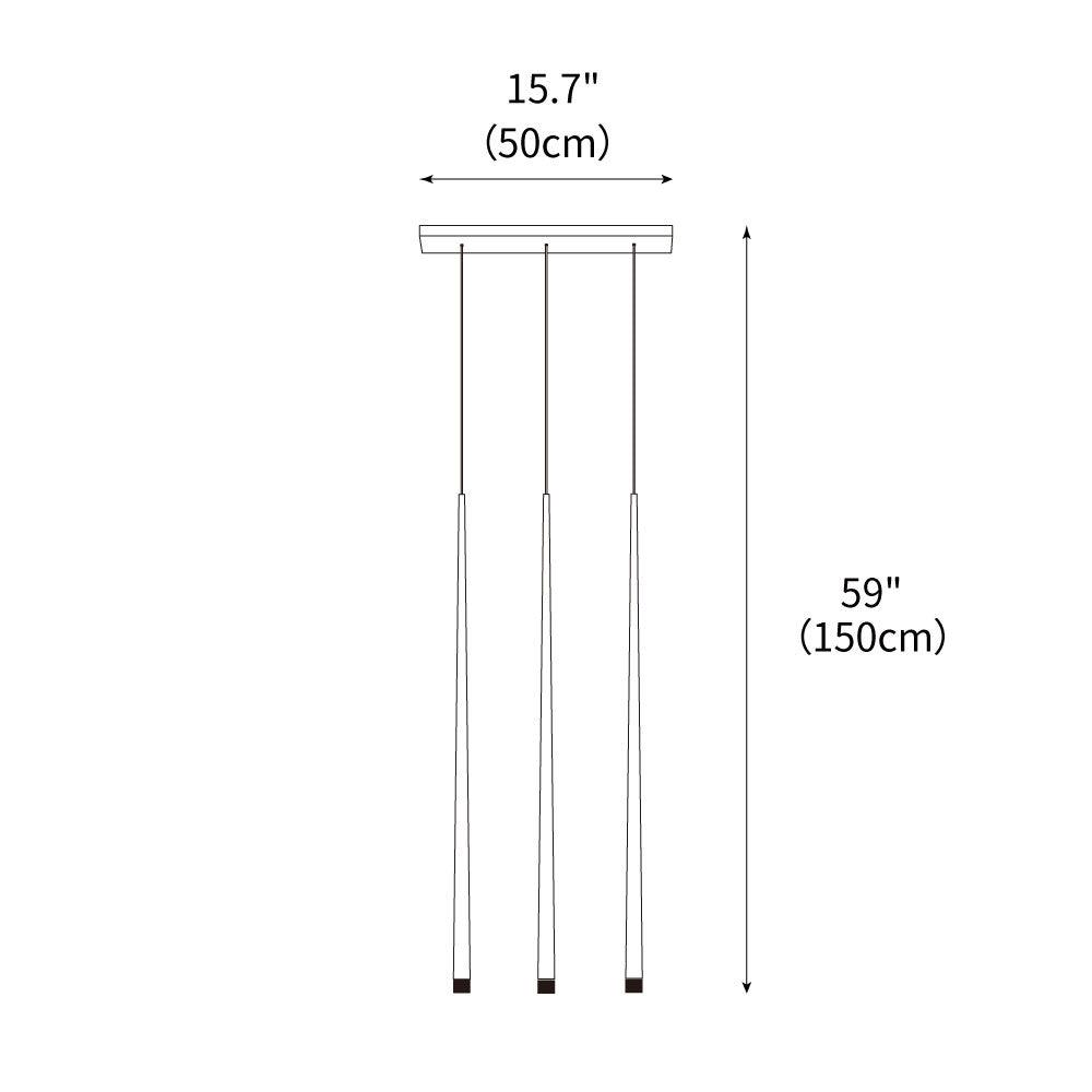 DIY Slender Cone Chandelier