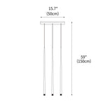 DIY Slender Cone Chandelier