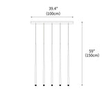 DIY Slender Cone Chandelier