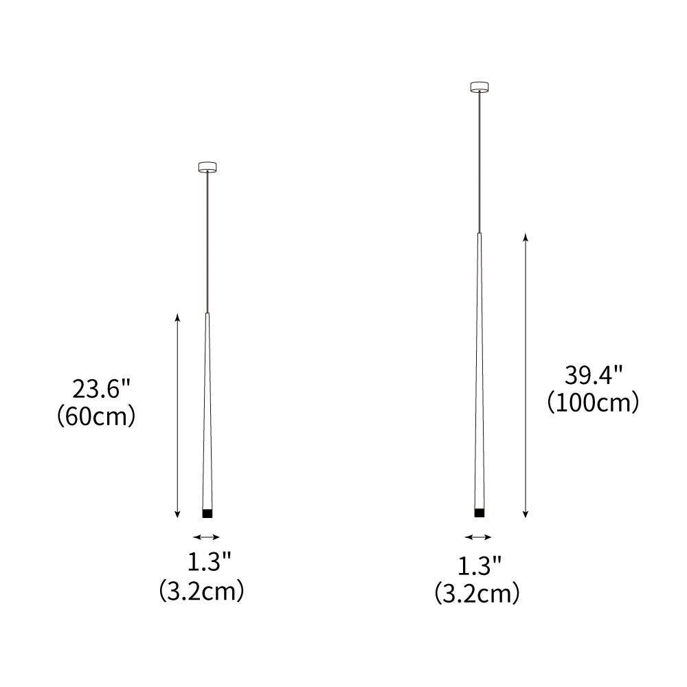 DIY Slender Cone Chandelier