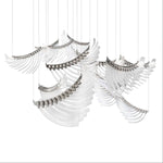 DIY Bird Feather Wings Chandelier
