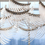 DIY Bird Feather Wings Chandelier