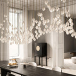 DIY Ceramic Flower Chandelier