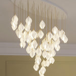 DIY Ceramic Flower Chandelier