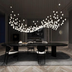 DIY Ceramic Flower Chandelier