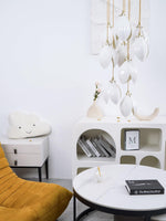 DIY Ceramic Flower Chandelier