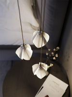 DIY Ceramic Flower Chandelier