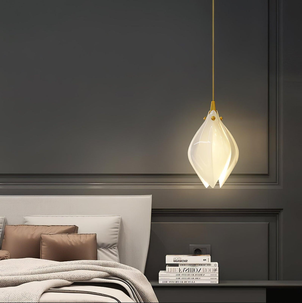 DIY Ceramic Flower Chandelier