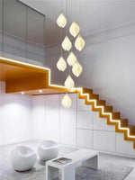 DIY Ceramic Flower Chandelier