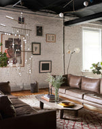 DIY Luminous Cascade Chandelier