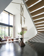 DIY Luminous Cascade Chandelier