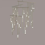 DIY Luminous Cascade Chandelier