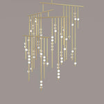 DIY Luminous Cascade Chandelier