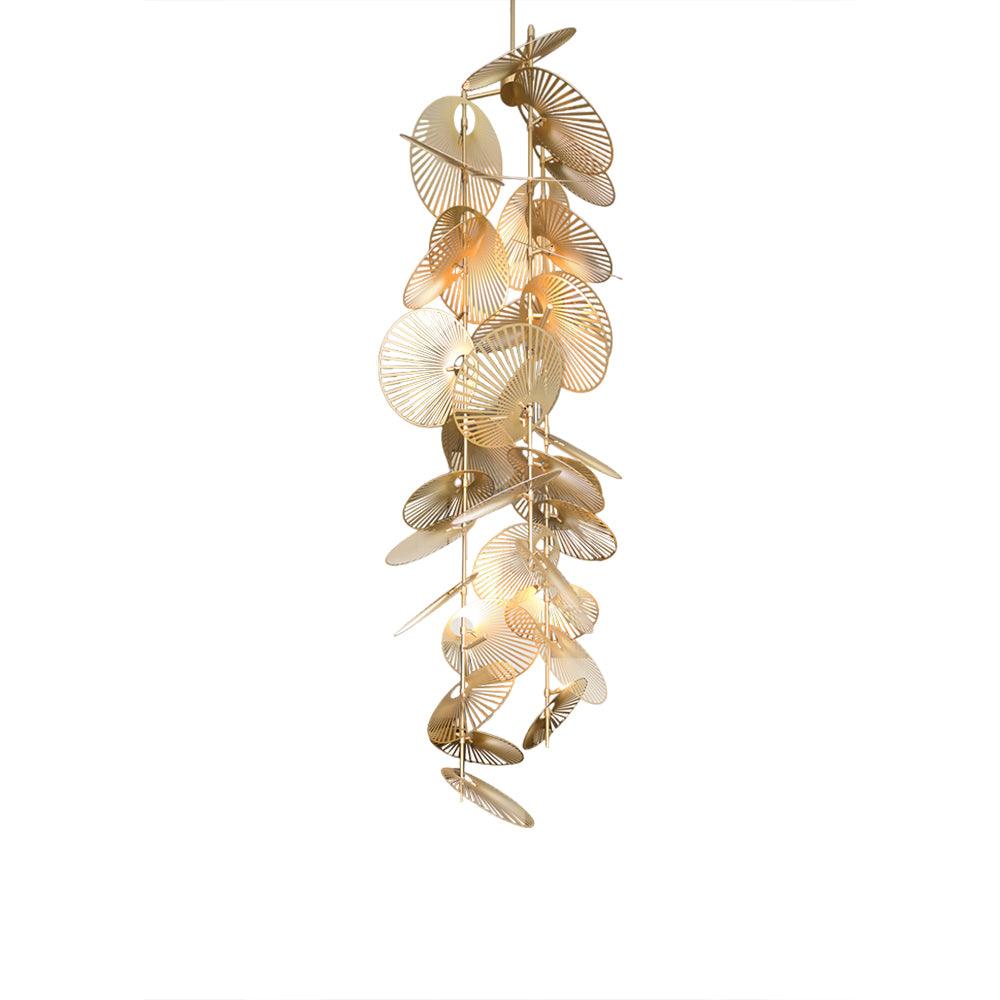 DIY Leaf Chandelier