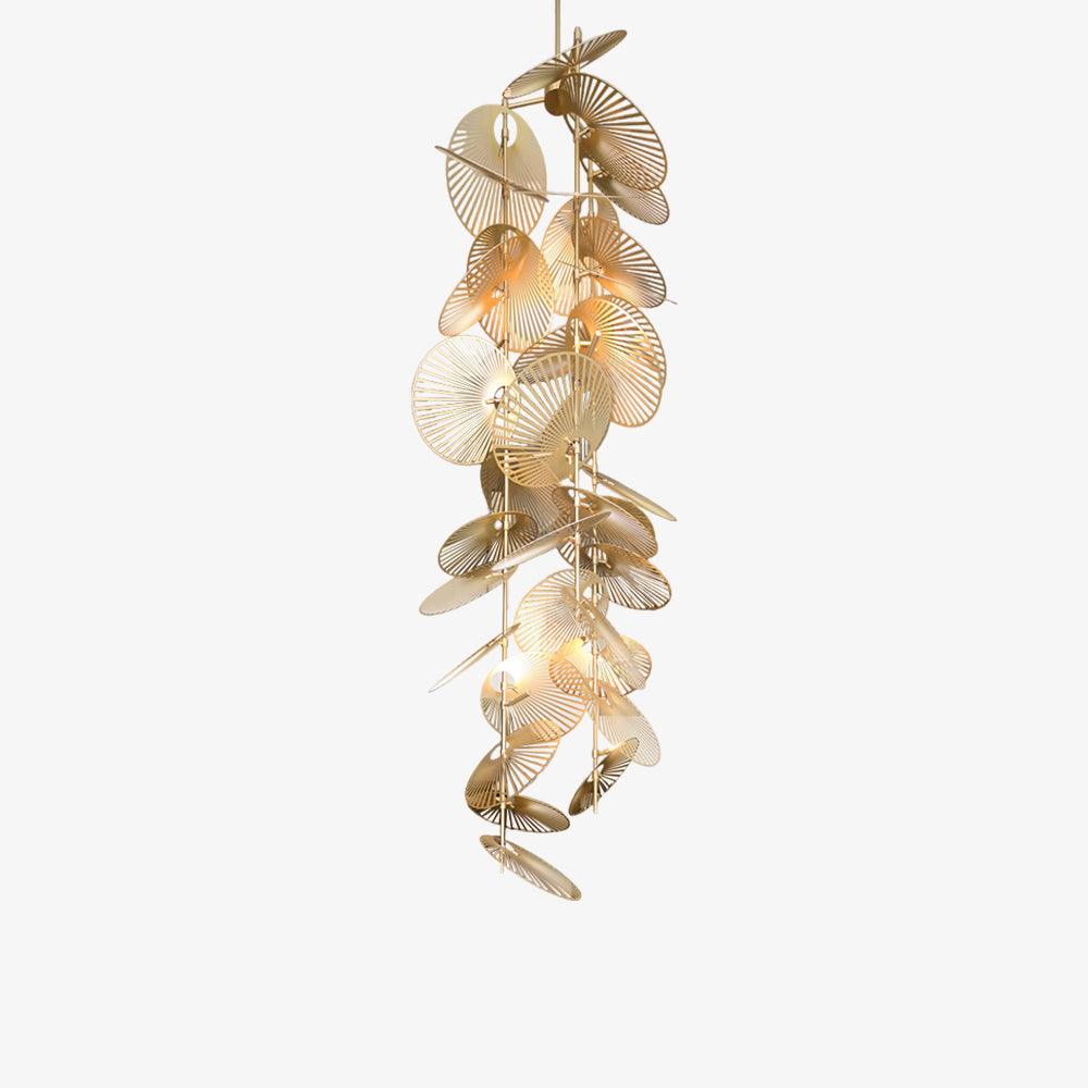 DIY Leaf Chandelier