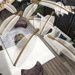 DIY Leaf LED Chandelier