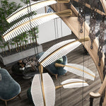 DIY Leaf LED Chandelier