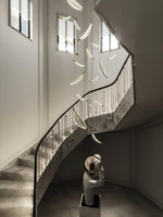 DIY Leaf LED Chandelier