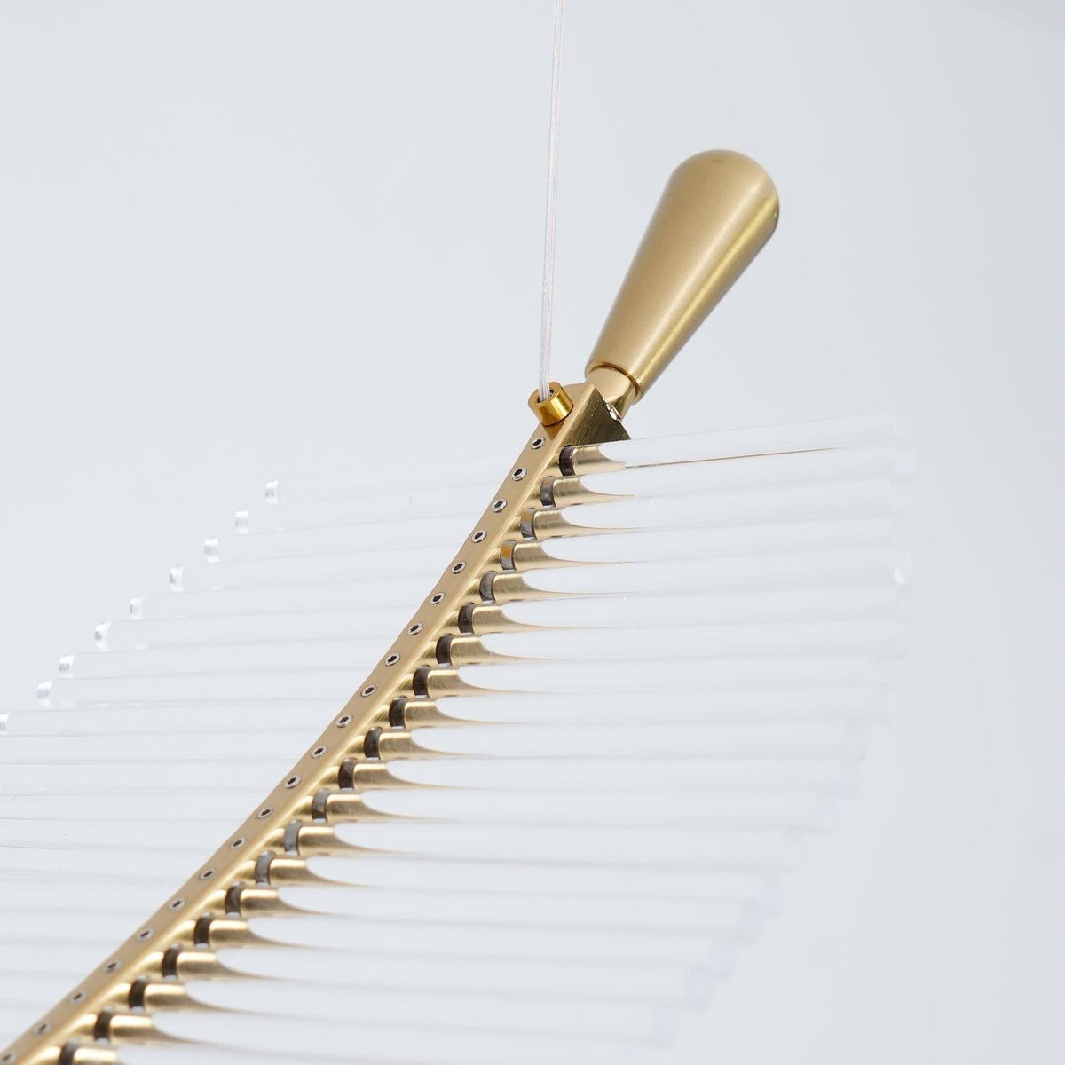 DIY Leaf LED Chandelier