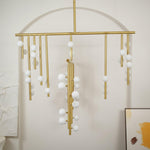 DIY Luminous Cascade Chandelier
