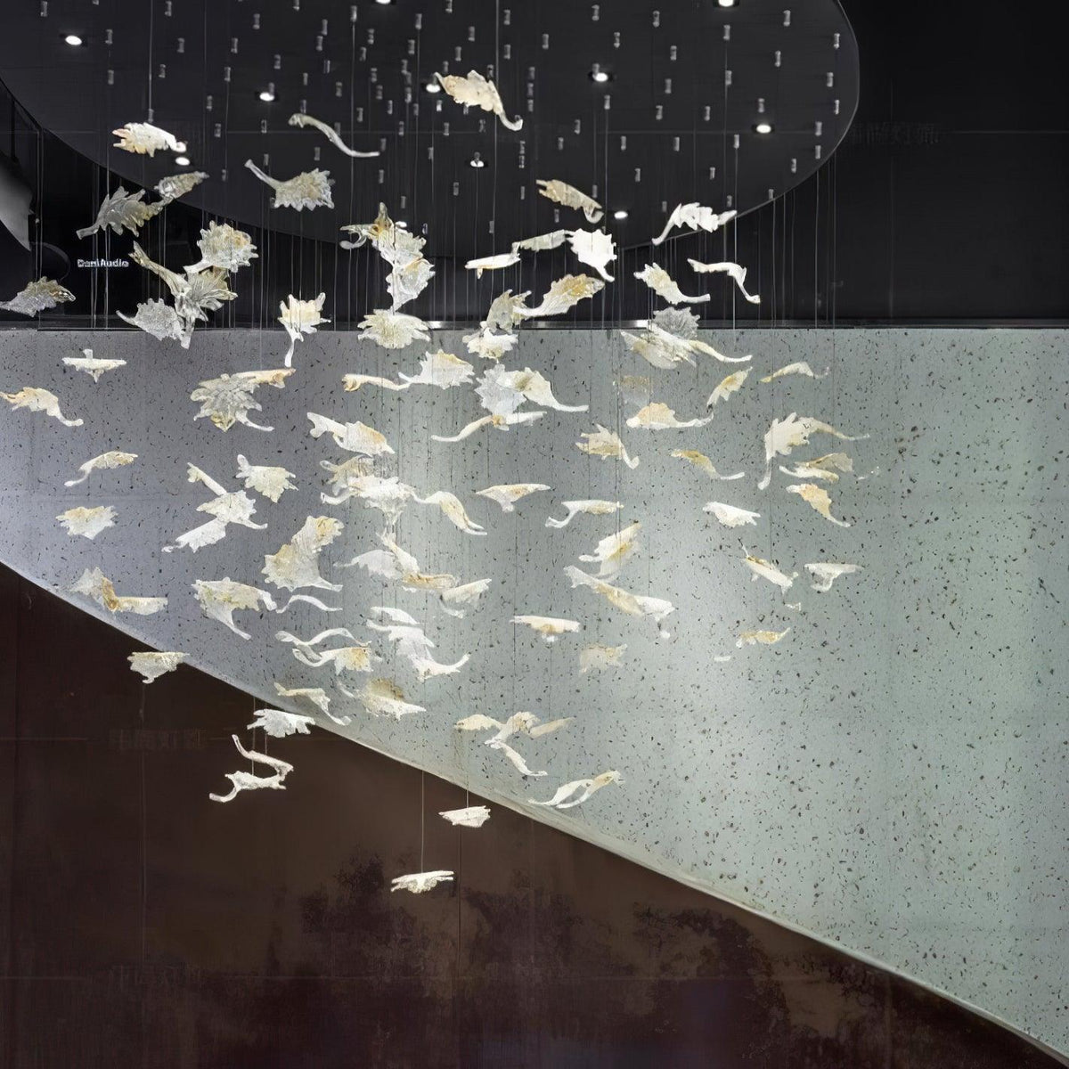 DIY Maple Leaf Chandelier