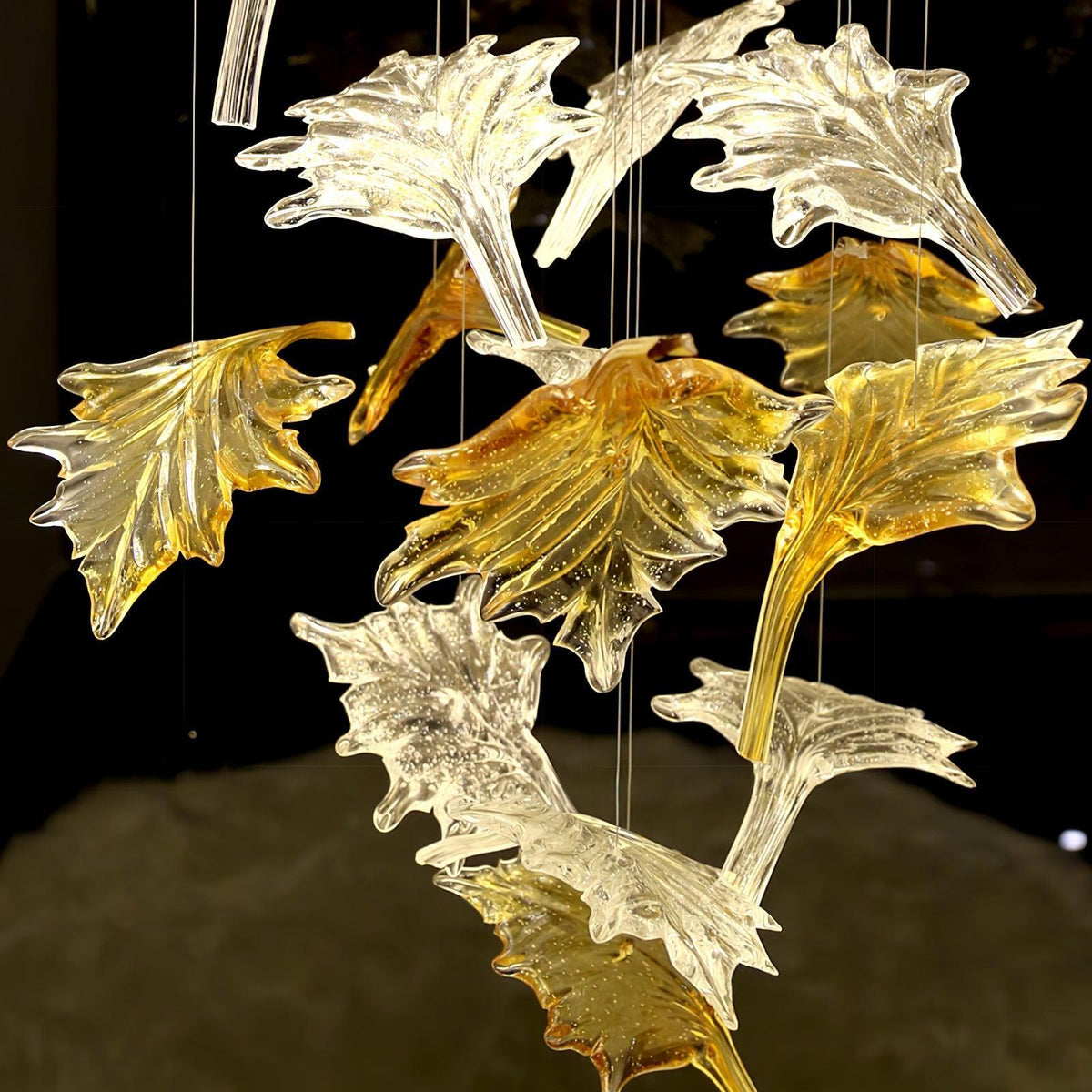 DIY Maple Leaf Chandelier