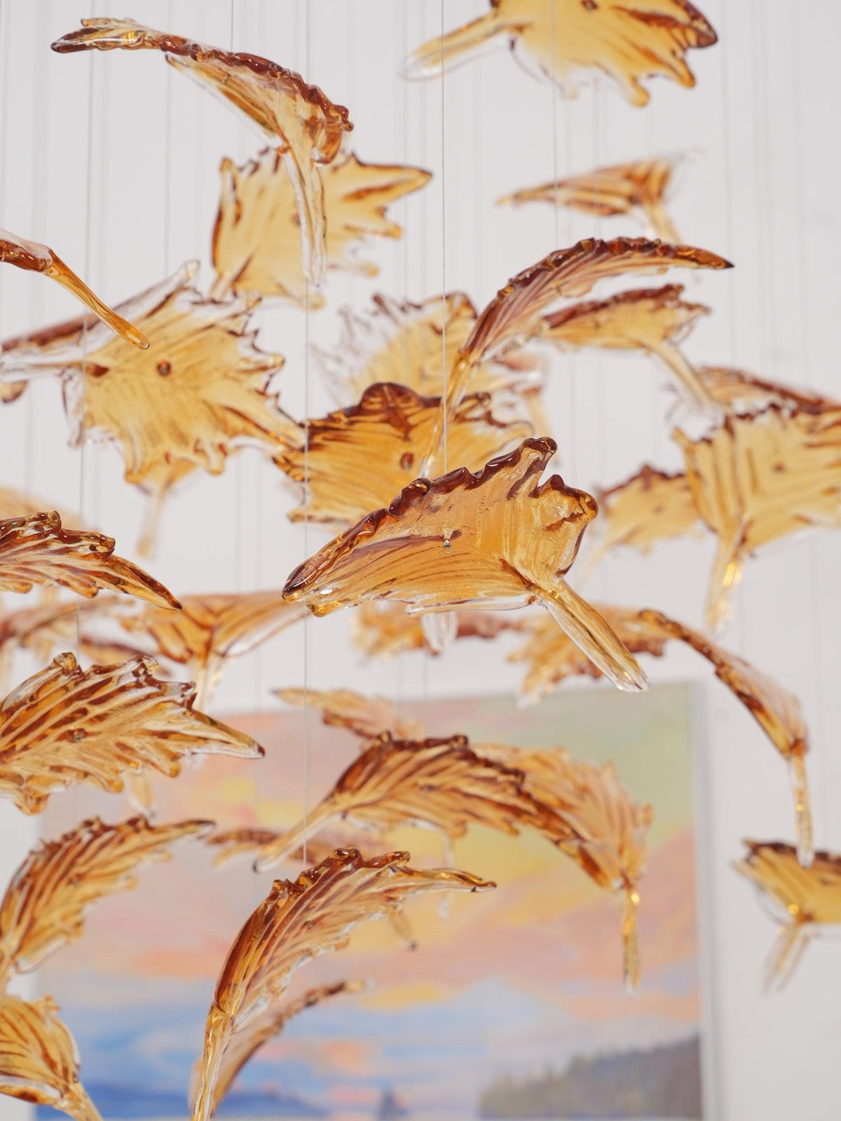 DIY Maple Leaf Chandelier