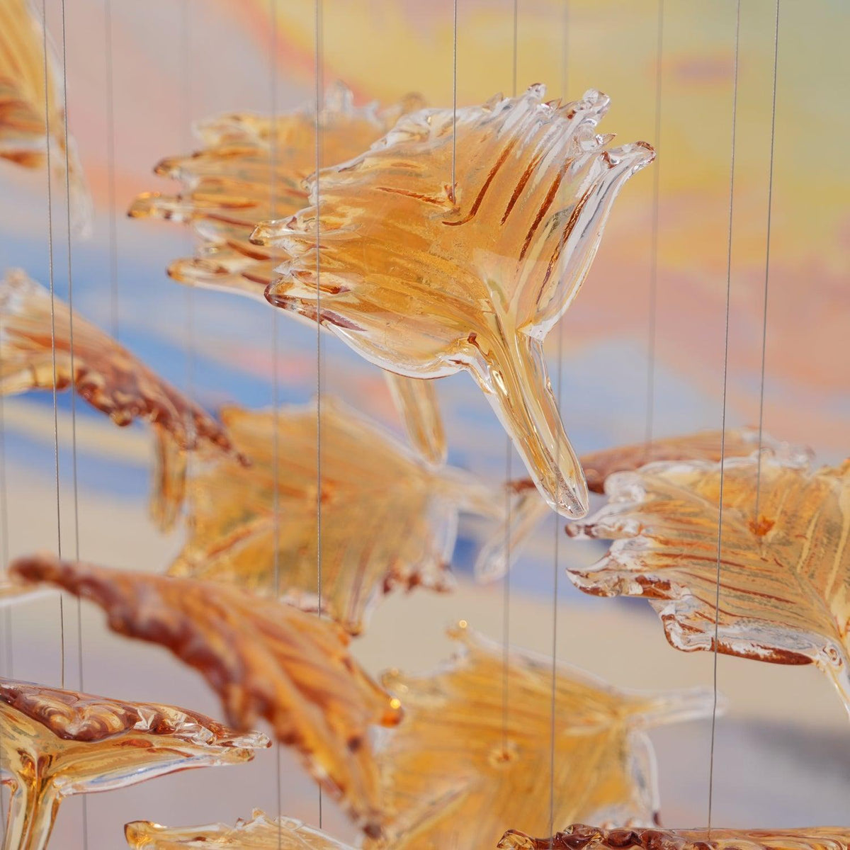 DIY Maple Leaf Chandelier