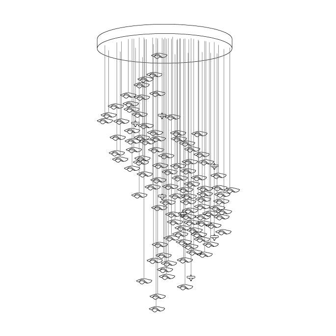 DIY Sand Sea Chandelier