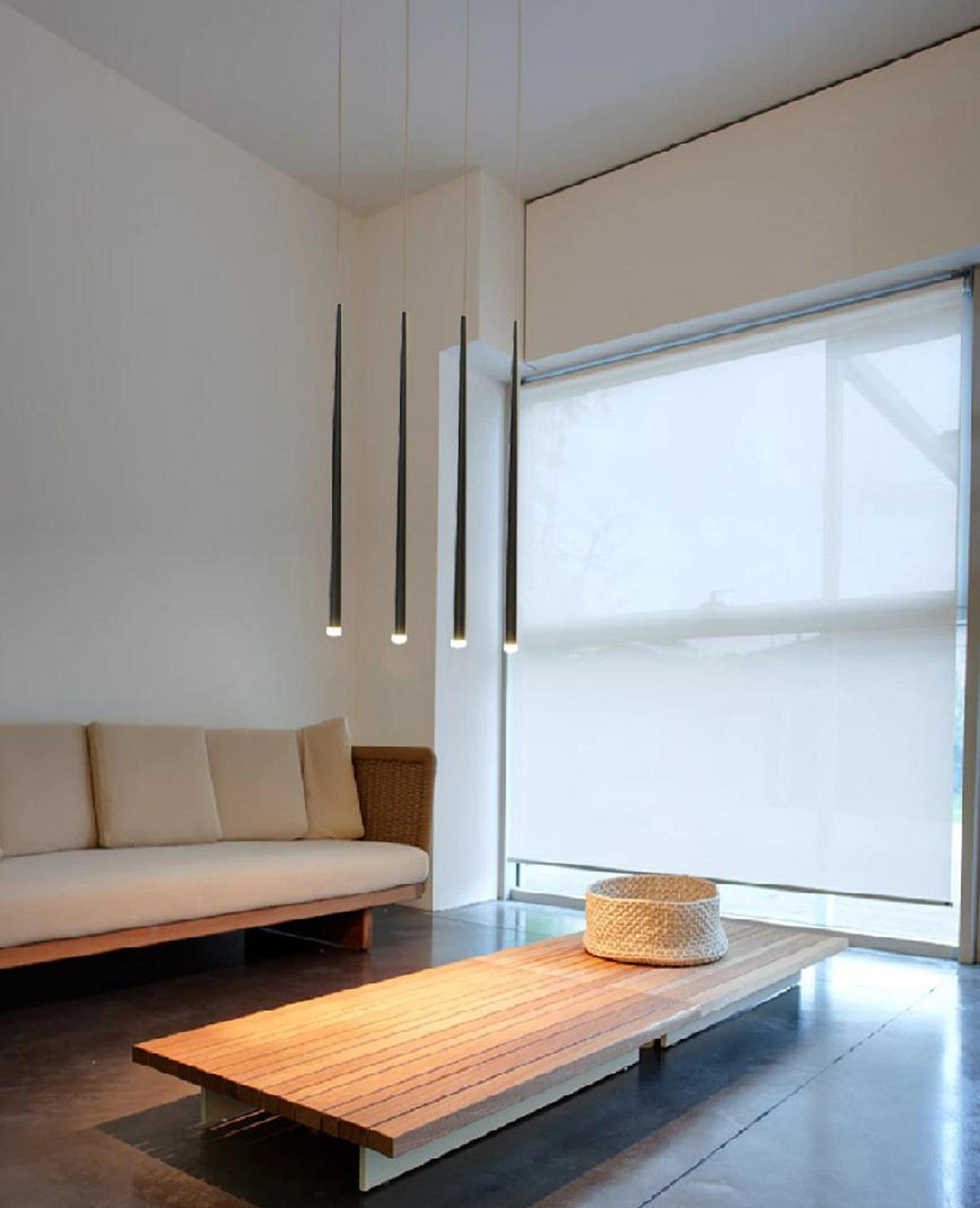 DIY Slender Cone Chandelier