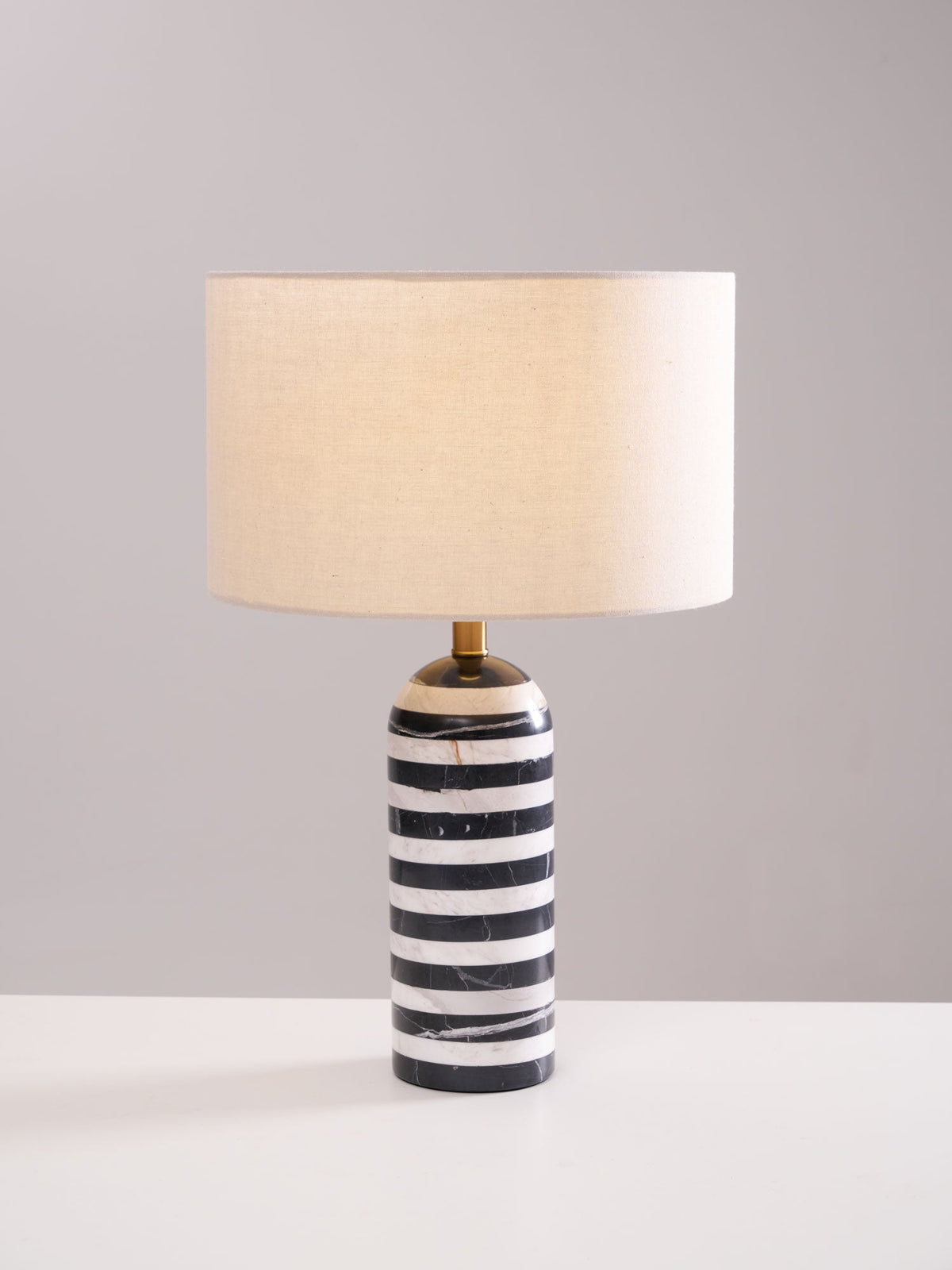 Tuxedo Marble Table Lamp