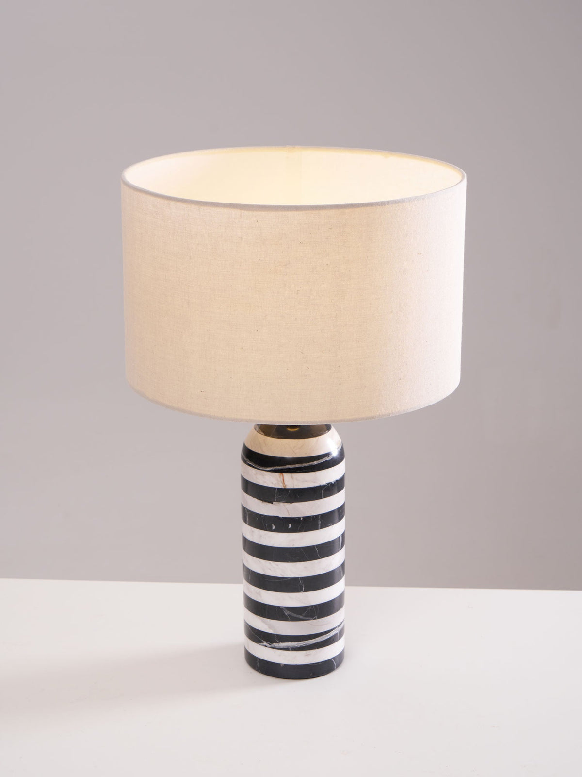 Tuxedo Marble Table Lamp
