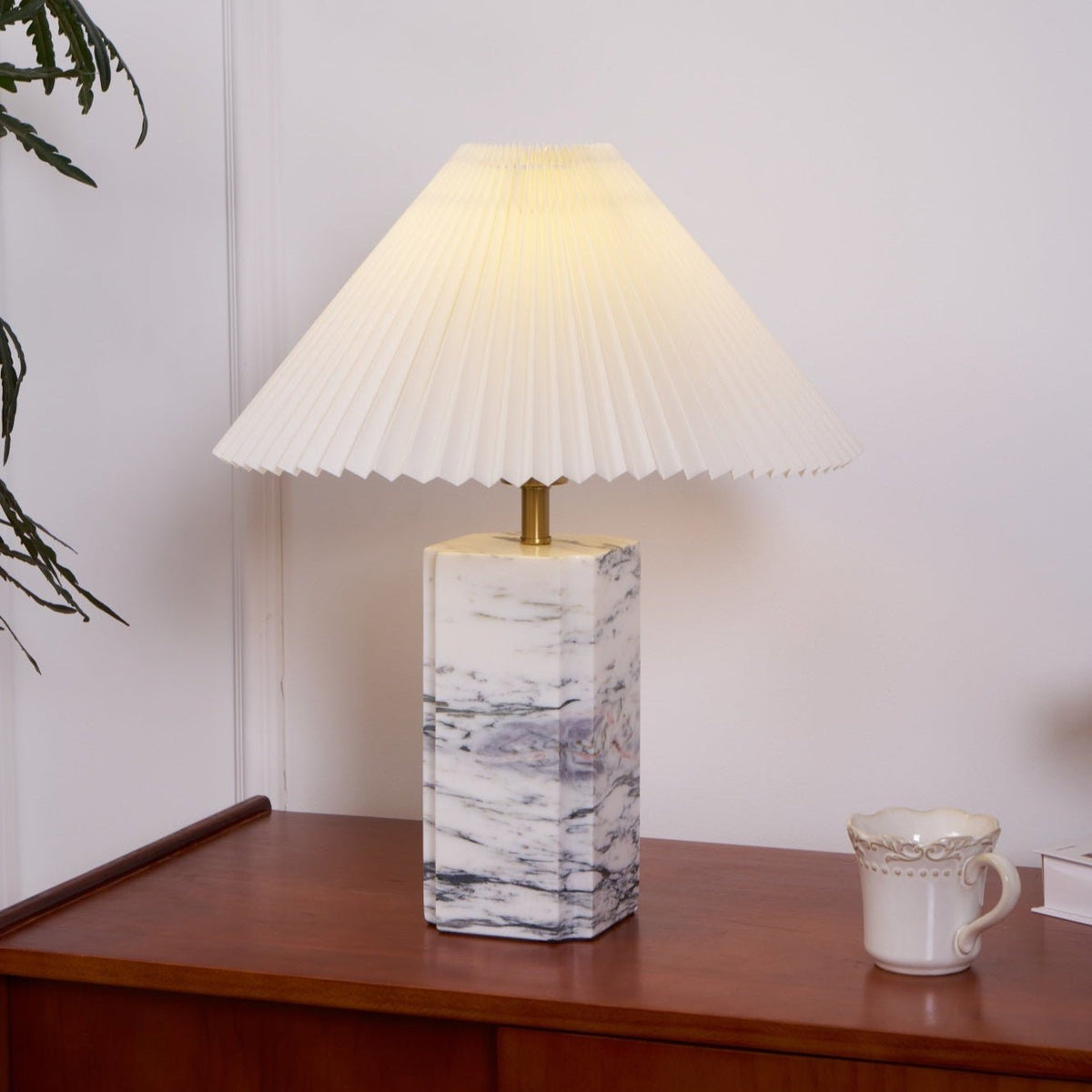 Bianca Marble Table Lamp