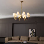 Opaluxe Brass Chandelier