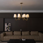 Opaluxe Brass Chandelier