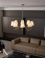 Opaluxe Brass Chandelier