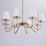 Opaluxe Brass Chandelier