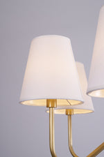 Opaluxe Brass Chandelier