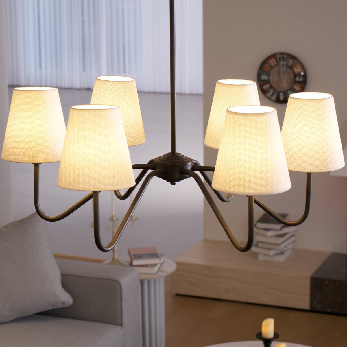 Lumos Black Chandelier