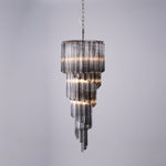Lucente Noir Spiral Chandelier