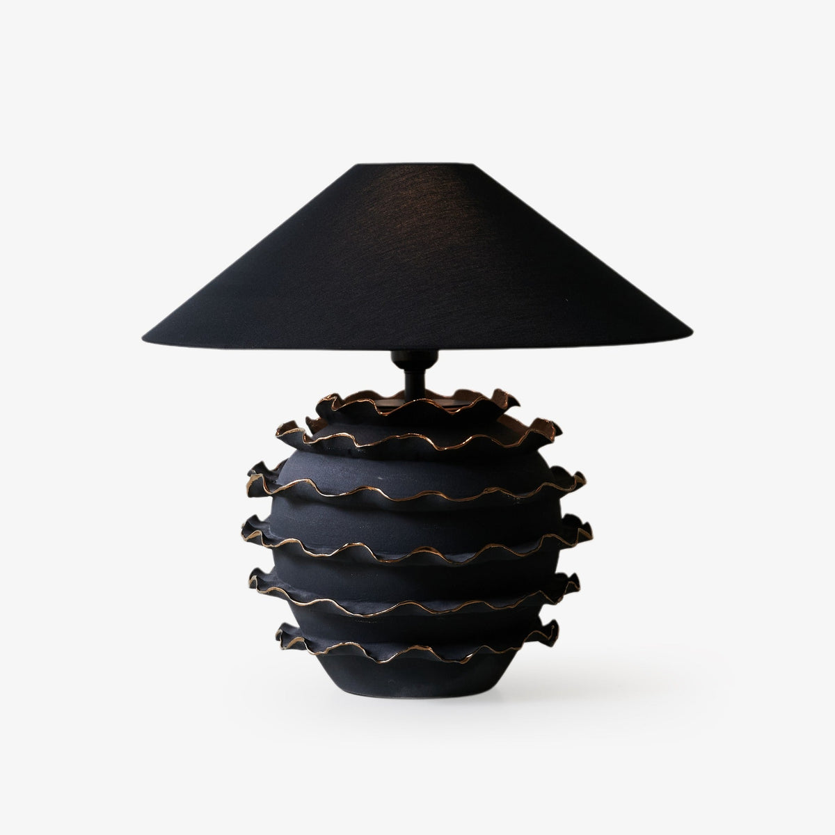 Eclipse Ruffle Table Lamp