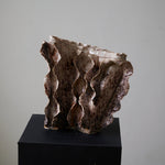 Rippled Clay Table Lamp