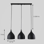 3-light LED Modern Pendant Lights Hanging Lamp Island Lights Chandelier