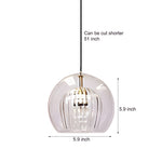 Unique Glass Globe LED Modern Pendant Light Hanging Lamp Island Lights