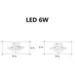 Unique Round 6W LED Modern Ceiling Lights Flush Mount Lighting