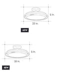 Circular LED Modern Flush Mount Lighting Ceiling Lights Hanging Light
