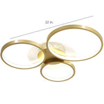 Circles LED Nordic Ceiling Lights Flush Mount Lighting Ceiling Lamp