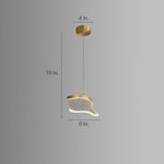 Uneven Copper Acrylic Pendant Lights for Kitchen Island Unique Pendant Light