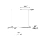 Daofeng Chandelier 59"